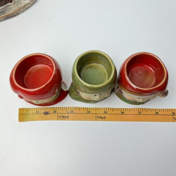 Yankee Candle Snowmen Kids Candle Holder by Ronnie Walter w/ 3 Matching Minis - Picture 11 of 15